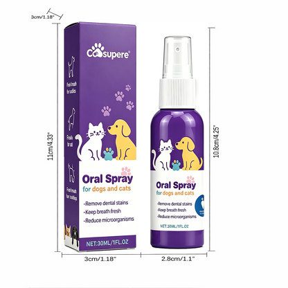 Consupere™Cat & Dog Dental Cleaning Spray|Pet Oral Spray