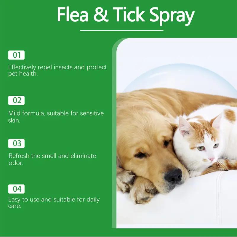 Consupere™🍃Natural Flea & Tick Spray for Dogs & Cats