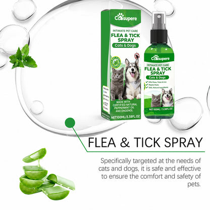 Consupere™🍃Natural Flea & Tick Spray for Dogs & Cats