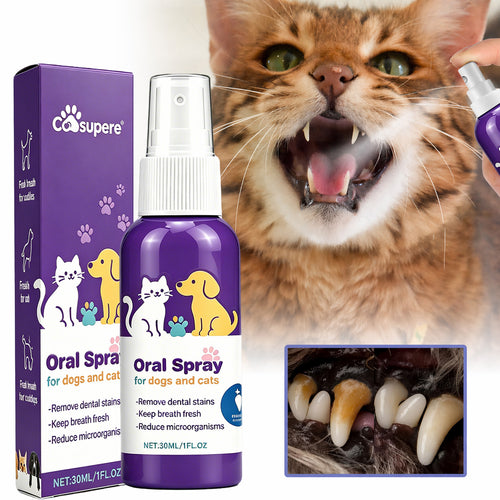 Consupere™Cat & Dog Dental Cleaning Spray|Pet Oral Spray