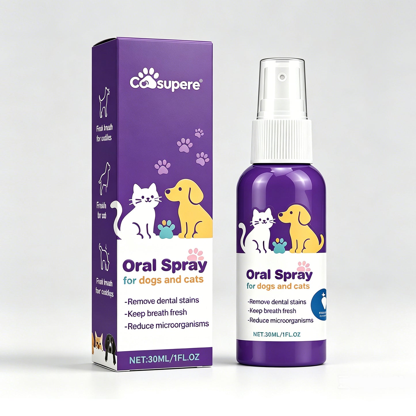 Consupere™Cat & Dog Dental Cleaning Spray|Pet Oral Spray