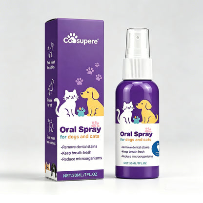 Consupere™Cat & Dog Dental Cleaning Spray|Pet Oral Spray